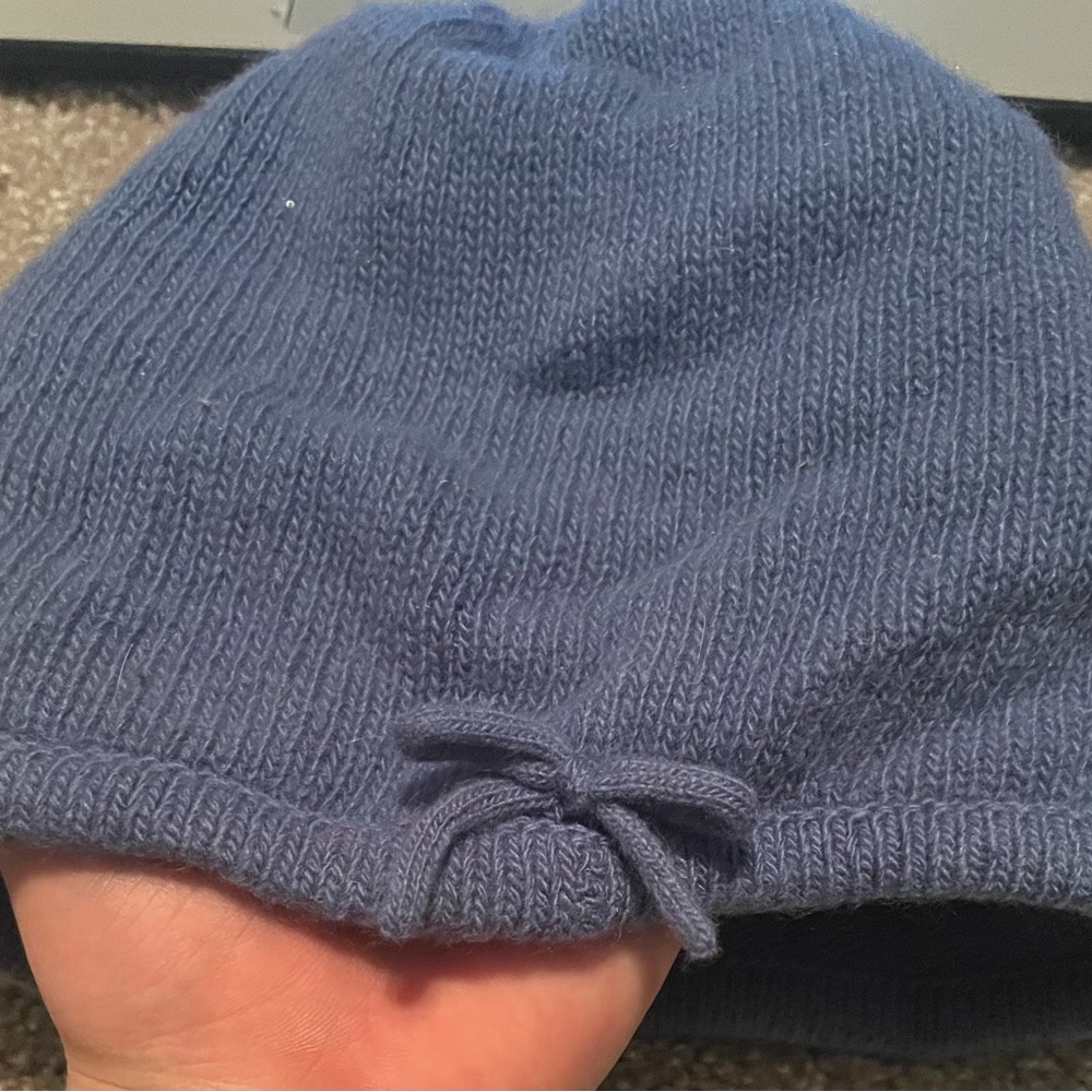 Little blue/periwinkle knit hat